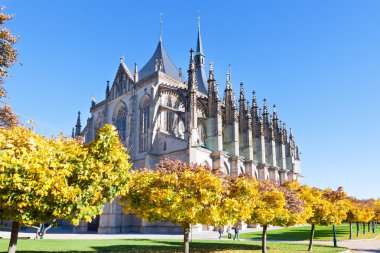 St. Barbora Katedrali, kültürel tarihi bölge, Kutna Hora, Çek Cumhuriyeti, Europe