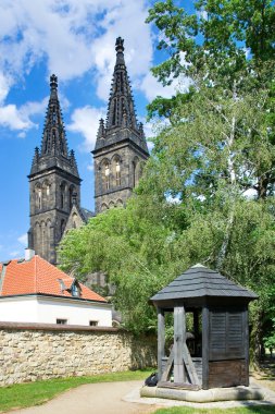 St. Peter and St. Paul cathedral, Vysehrad (UNESCO), Prague, Czech republic clipart