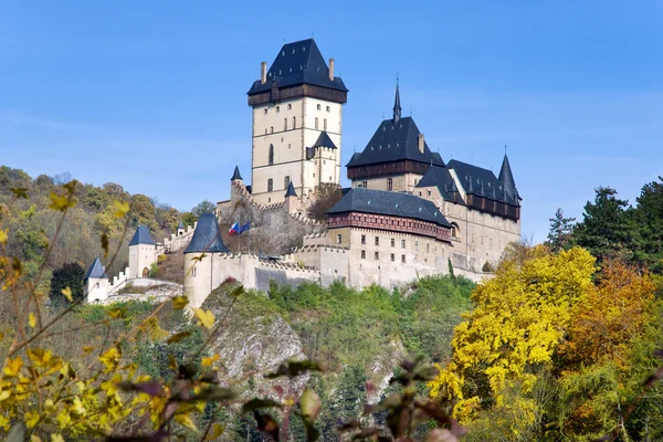 Castillo gótico Karlstejn, República Checa — Foto de Stock