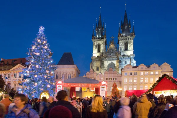 Natal em Praga (UNESCO), República Checa — Fotografia de Stock