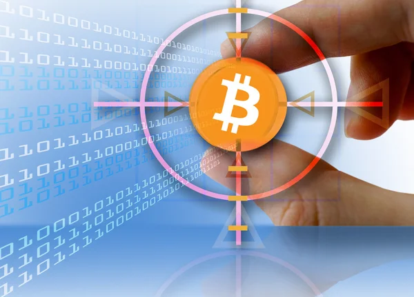 Digital currency Bitcoin — Stock Photo, Image