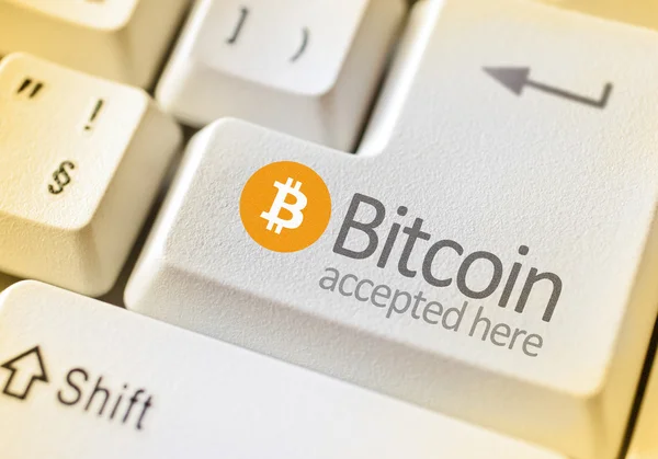 Ψηφιακό νόμισμα Bitcoin — Φωτογραφία Αρχείου