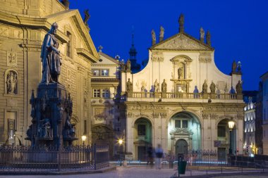 Krizovnicke square, St. Salvatore church, Old Town, Prague (UNES