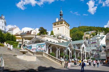 Spa town Karlovy Vary, Çek Cumhuriyeti, Europe