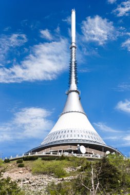 Mount jested ve yayıncı yakınındaki Liberec, Ore mountains, Çek 