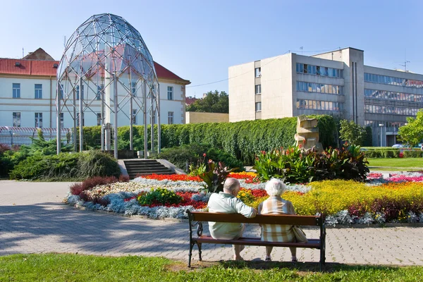 Spa stad Teplice, Bohemen, Tsjechische Republiek, Europa — Stockfoto