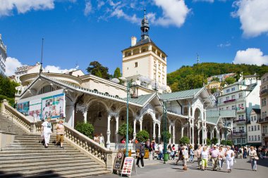 Spa town Karlovy Vary, Çek Cumhuriyeti, Europe
