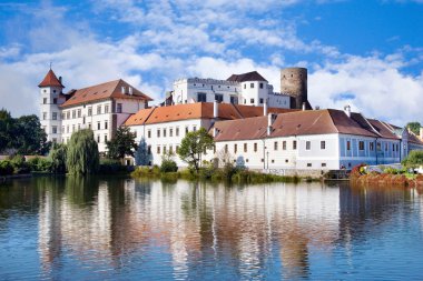 castle and town Jindrichuv Hradec, Bohemia, Czech republic