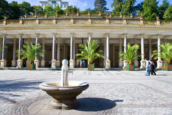 Spa town Karlovy Vary, Çek Cumhuriyeti, Europe — Stok fotoğraf