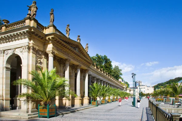 Spa stad Karlovy Vary, Tsjechië, Europa — Stockfoto