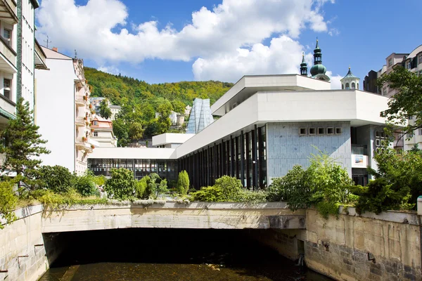 Spa stad Karlovy Vary, Tsjechië, Europa — Stockfoto