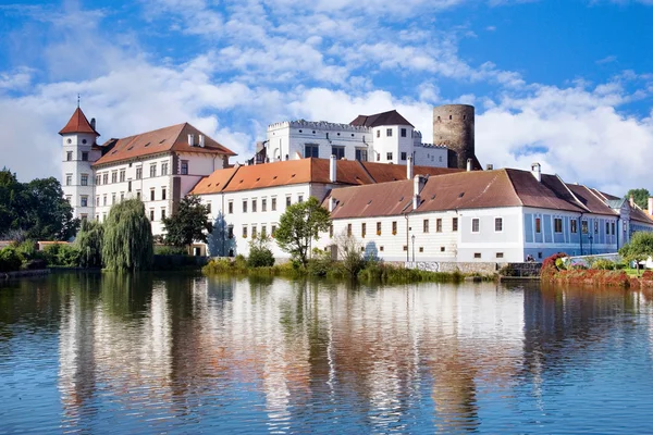 Castle and town Jindrichuv Hradec, Bohemia, Czech republic — Stock Photo, Image