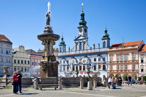 Ceske budejovice, Tschechische Republik — Stockfoto