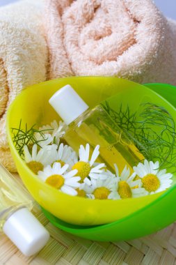 banyo - aromaterapi - bitkisel şifa losyonu - papatya