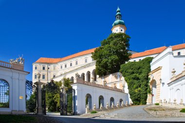 Castle, kasaba Mikulov, South Moravia, Çek Cumhuriyeti