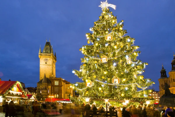 Mercatino di Natale a Praga (UNESCO), Repubblica Ceca — Foto Stock