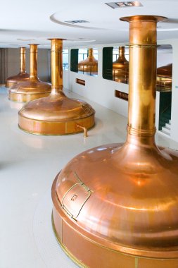 Pilsner Urquell bira fabrikası, Pilsen, Bohemia, Çek Cumhuriyeti