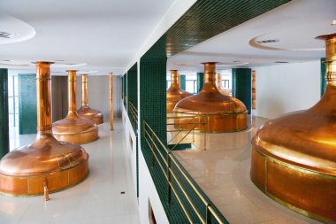 Pilsner Urquell bira fabrikası, Pilsen, Bohemia, Çek Cumhuriyeti