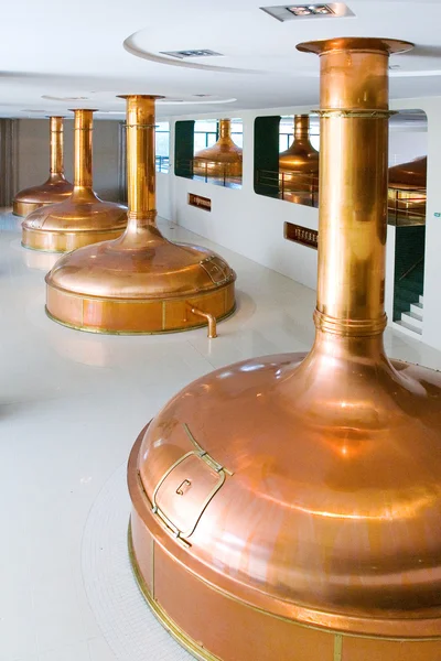 โรงเบียร์ Pilsner Urquell, Pilsen, Bohemia, สาธารณรัฐเช็ก — ภาพถ่ายสต็อก
