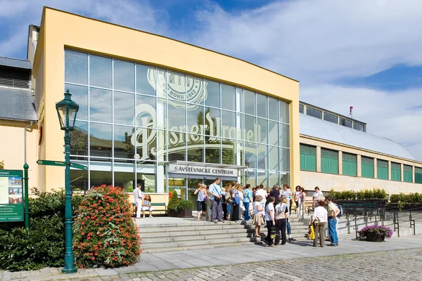 Birrificio Pilsner Urquell, Pilsen, Boemia, Repubblica Ceca — Foto Stock