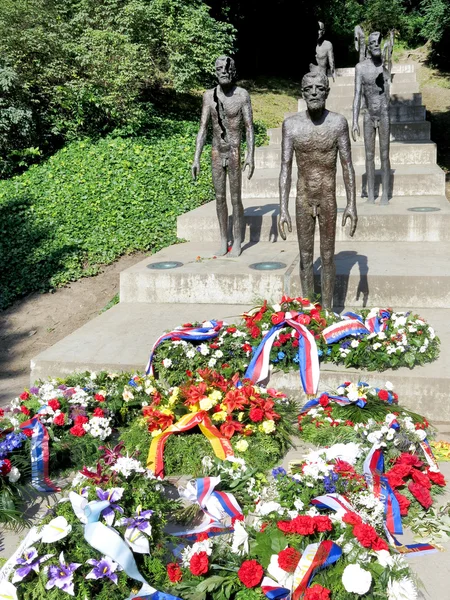 Pomnik ofiar komunizmu, Petrin, Praga, Czeska — Zdjęcie stockowe