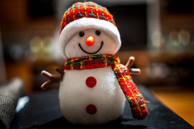 Noel tatili için Noel pazarı dekorasyonu