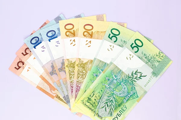 Yeni banknotlar Belarus Rublesi — Stok fotoğraf