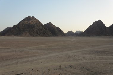 Afrika çöl. ATV Safari. Mısır'daki geziler