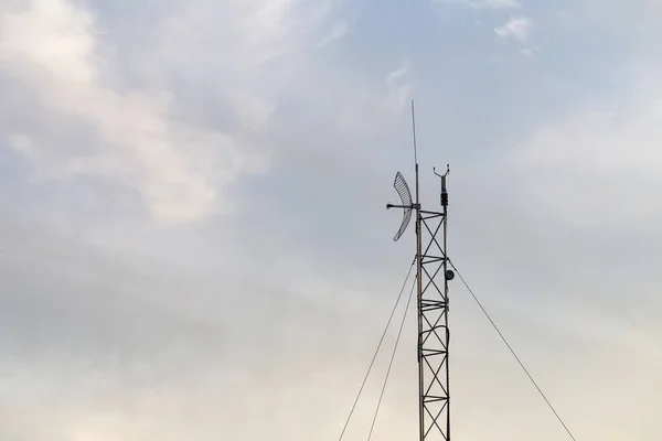 Antena Estación Meteorológica Parque Nacional Kampinos —  Fotos de Stock