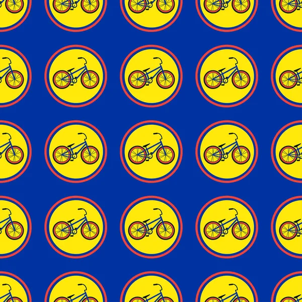 Banner Alquiler Bicicletas Logo Ilustración Vectorial Con Bicicleta Texto Sobre — Vector de stock