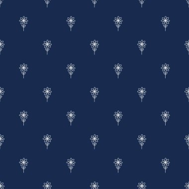 Bahar, yaz dönemi. Tek renkli arka planda çiçekli vektör illüstrasyonu. Sosyal medya, mobil uygulamalar, pazarlama materyalleri için uygundur.