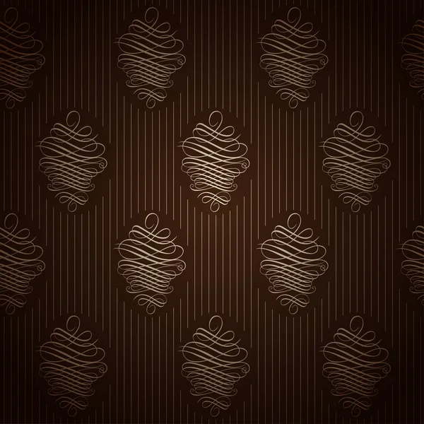 Papel pintado ornamental de lujo. Vector — Vector de stock