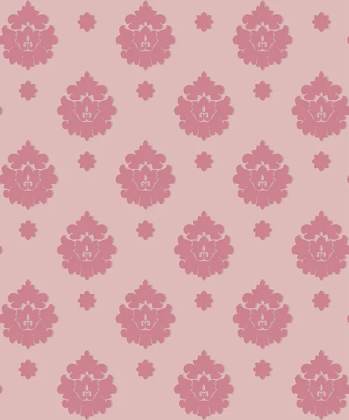 Pink vintage wallpaper — Stock Vector