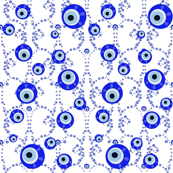 Ilustración vectorial del mal de ojo - Amuleto turco — Archivo Imágenes Vectoriales