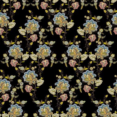 Vintage çiçek deseni