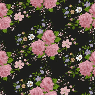 Romantik çiçekler. Yüksek moda gül