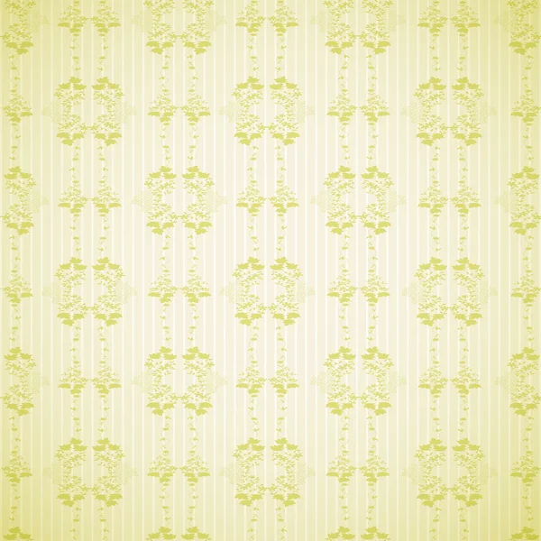 Floral groene abstracte achtergrond. — Stockvector