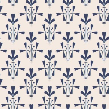 Mavi lüks süs çiçek duvar kağıdı