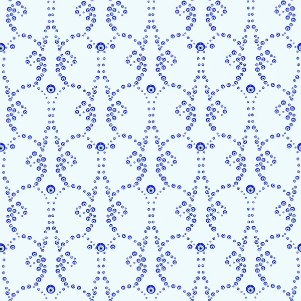 Patrón azul ornamental. Vector fondo abstracto . — Vector de stock