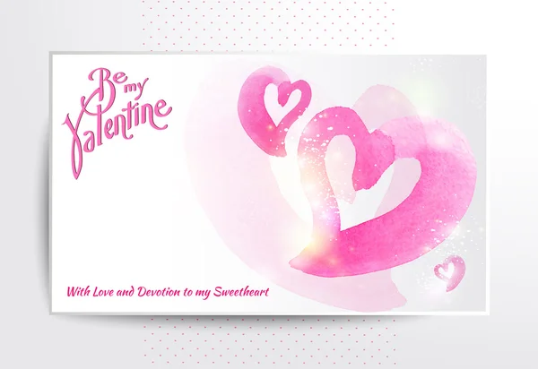 Šťastný valentines day a plení karty. Royalty Free Stock Vektory