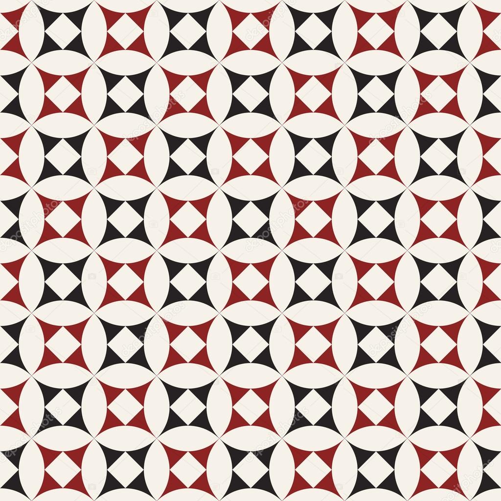 Vector seamless pattern. Modern stylish texture. Repeating geometric tiles with dotted rhombuses