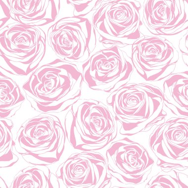 Sorunsuz pembe arka plan gül