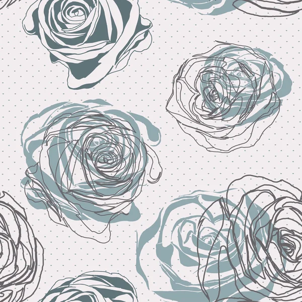 Fondo sin costura vectorial. Estilo vintage. Adorno floral . — Vector de stock