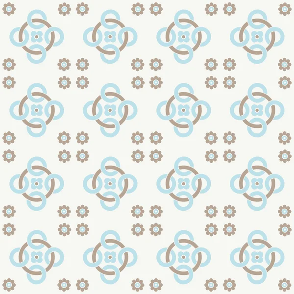 Blue seamless pattern. Design for dutch tile, textile, cloth, fabric, tissue — Stock Vector