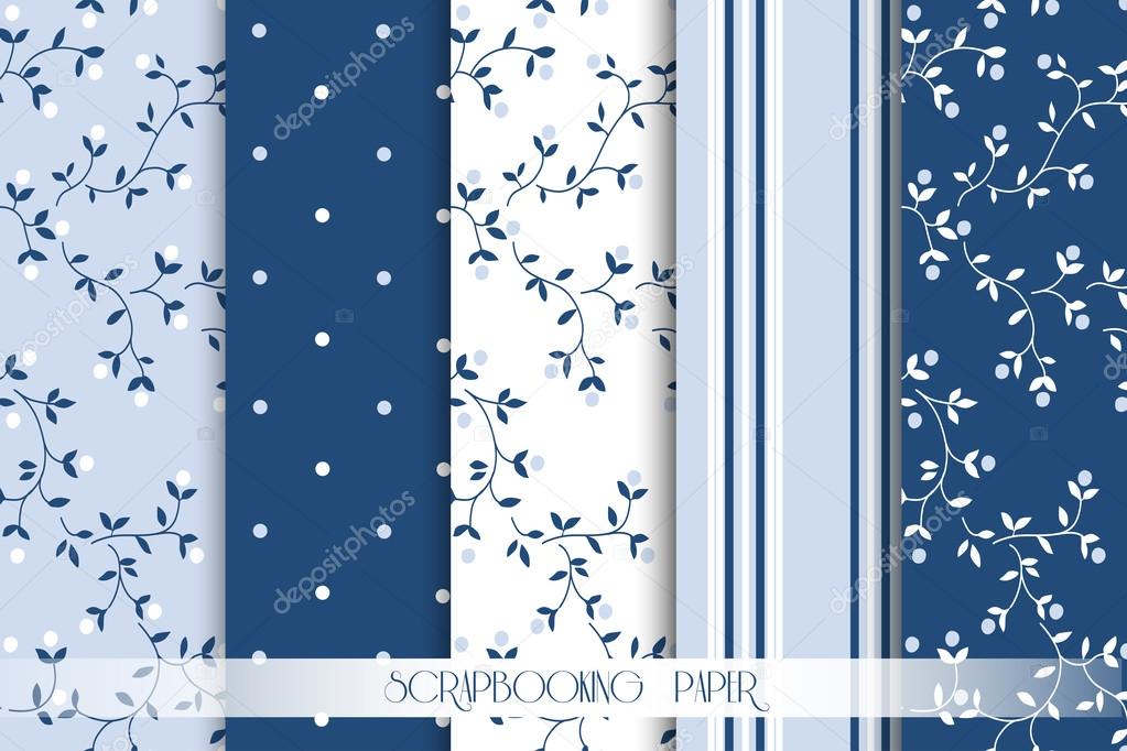 Vector Collection of paper for scrapbook