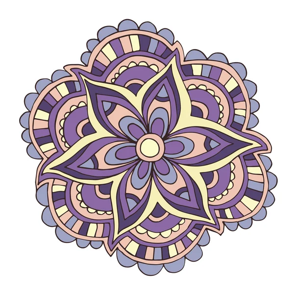 Vector decorative color summer flower