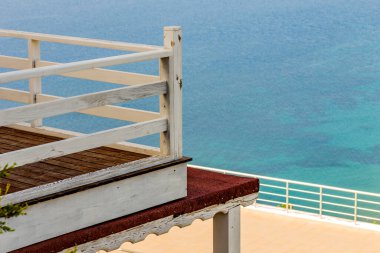 Türkiye 'de deniz kenarlı balkon