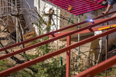 Türkiye 'de demir ustası ve kaynakçı.