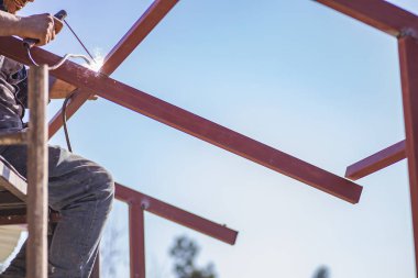 Türkiye 'de demir ustası ve kaynakçı.