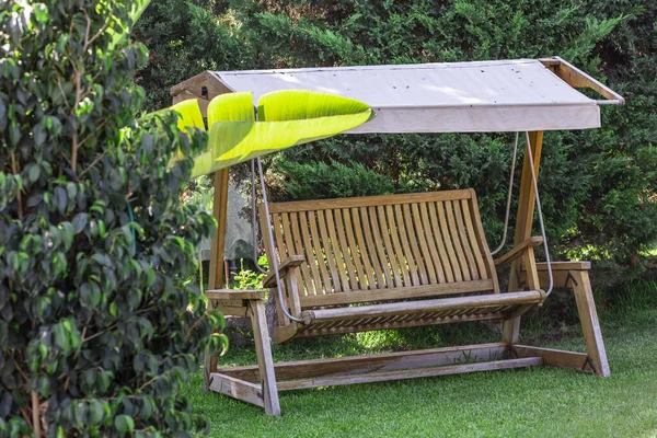 Garden Swing Pool Turkey — Stock Photo, Image